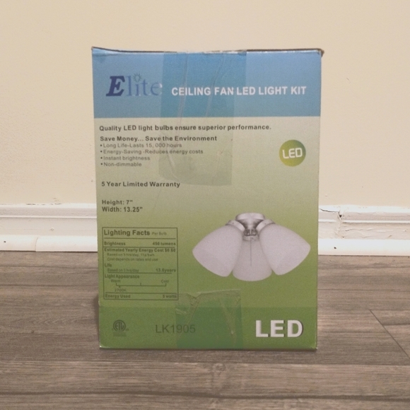 Ceiling Fan LED Light Kit - Picture 2 of 2